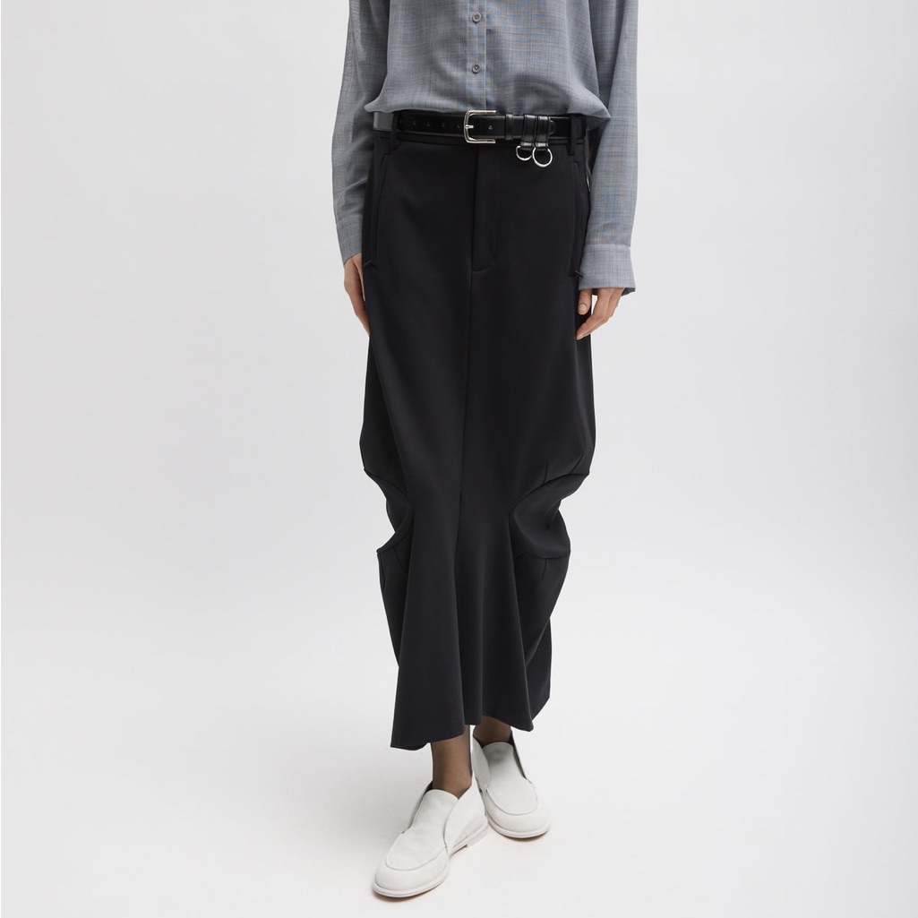 Tibi Compact Ultra Stretch Knit Sculpted Meir Trouser Skirt Nwot